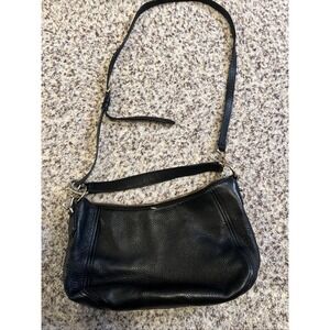 MICHAEL KORS Medium Pebbled Leather  Black Bag Crossbody No Scraches Or Damages